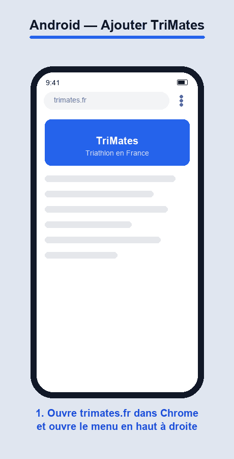 Animation: install TriMates on Android